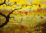Apple Tree with Red Fruit by paul ranson by Unknown Artist